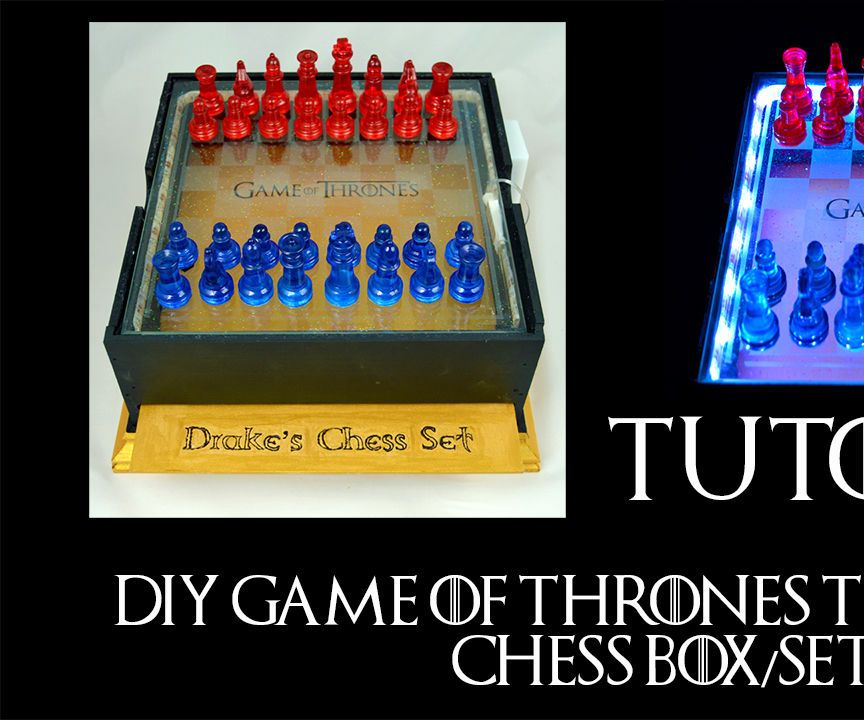 Game of Thrones Themed LED Chess Box