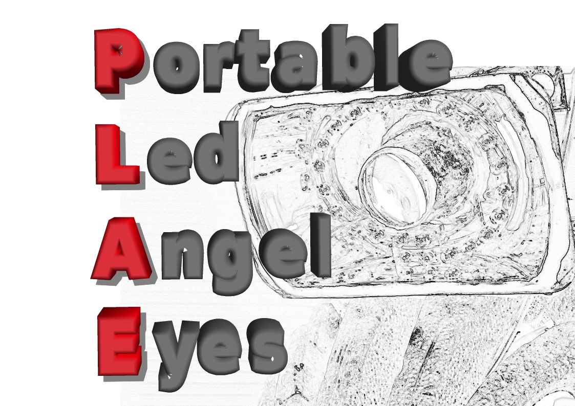 PLAE - Portable Led  Angel Eyes [ +1000lm ]
