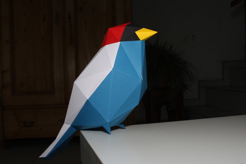 Papercraft Low-Poly Bird : 3 Steps (with Pictures) - Instructables papercraft-low-poly-bird-3-steps-with-pictures-instructables