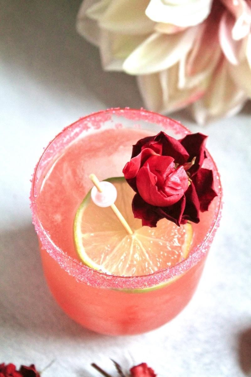 Cupid’s Pink Potion Margarita | Tequila Valentine’s Day Cocktail