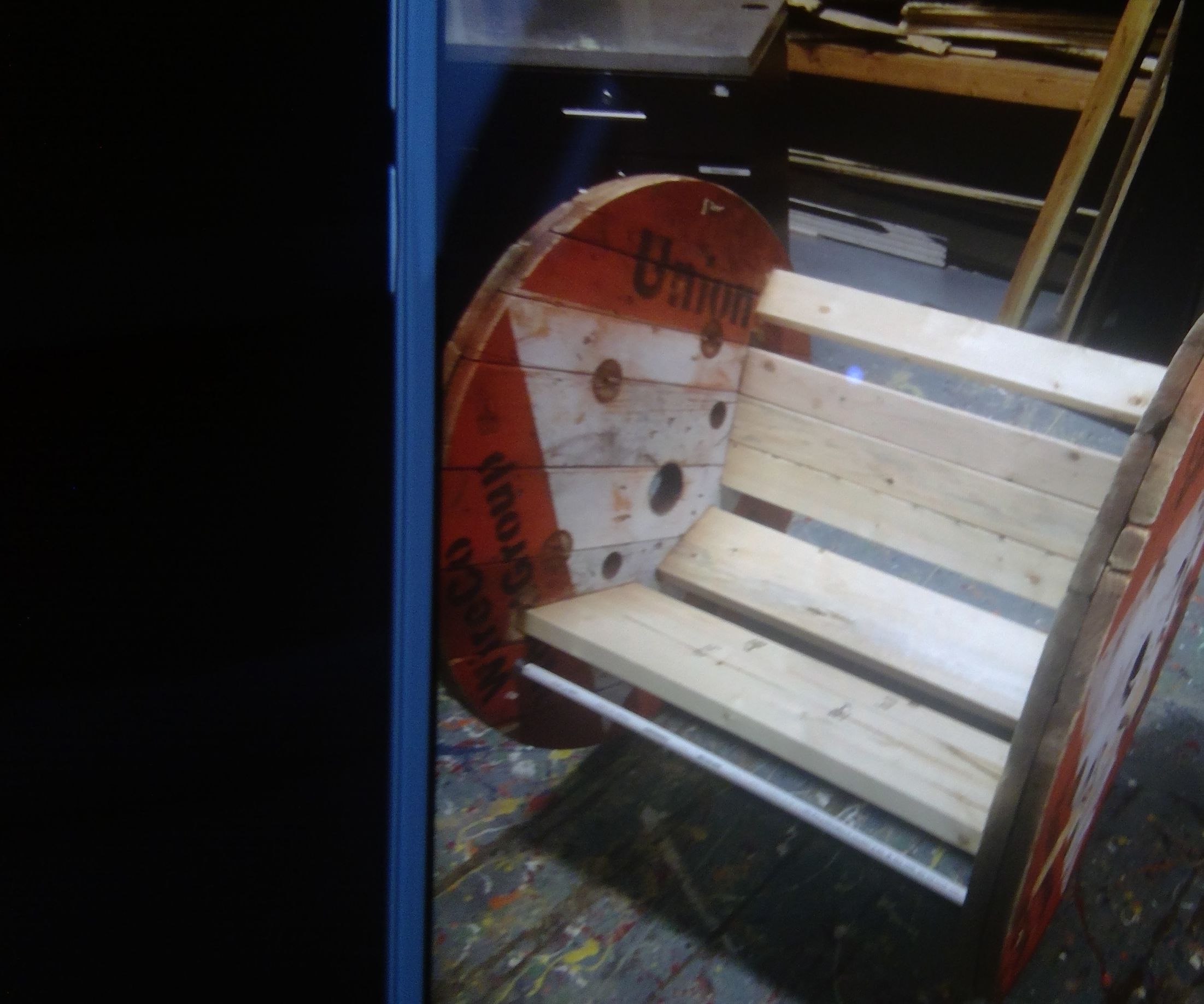 Industrial Spool Chair