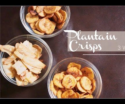 Plantain Crisp (Oven Baked)