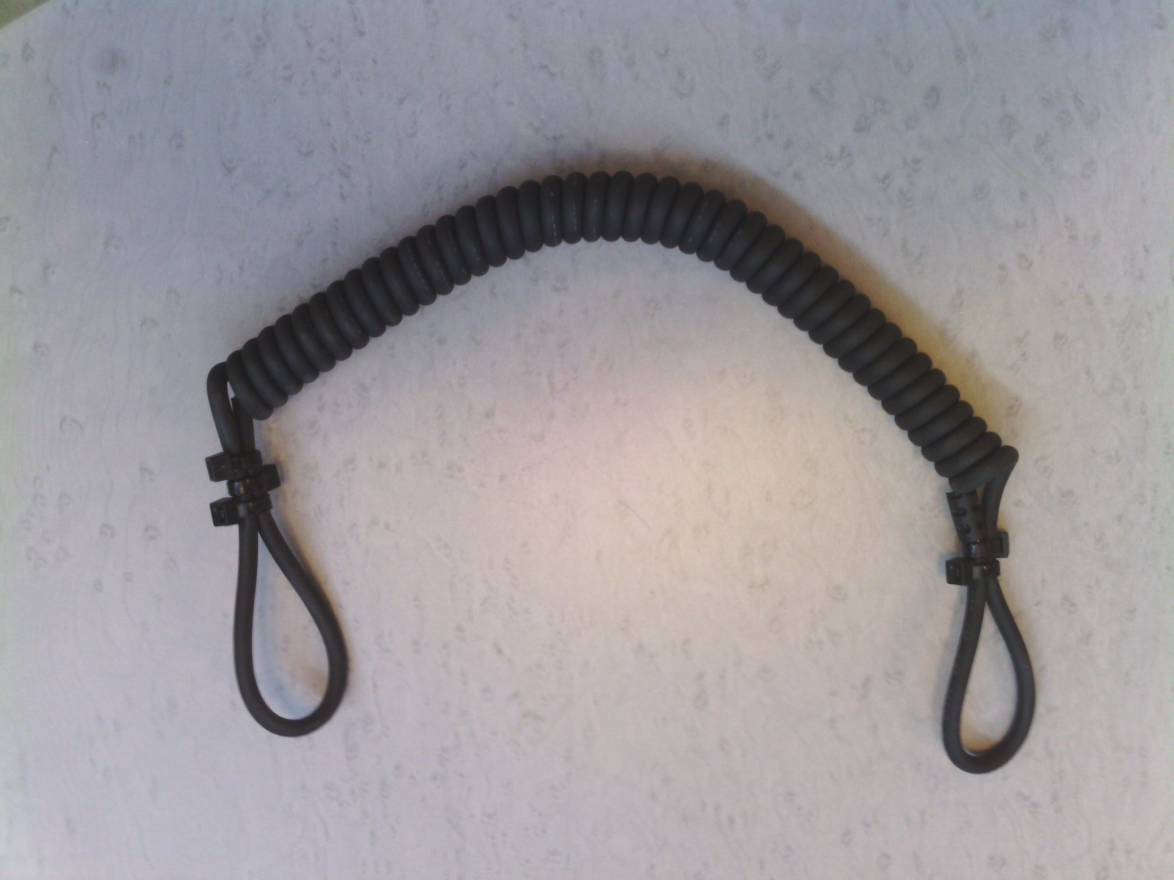 Lanyard From Spiral Cable - Key Ring