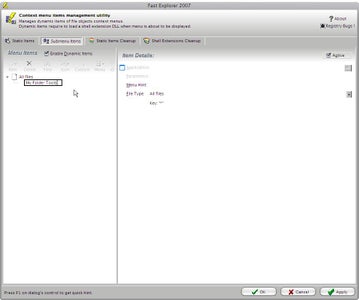 Create a Submenu and Add an Item