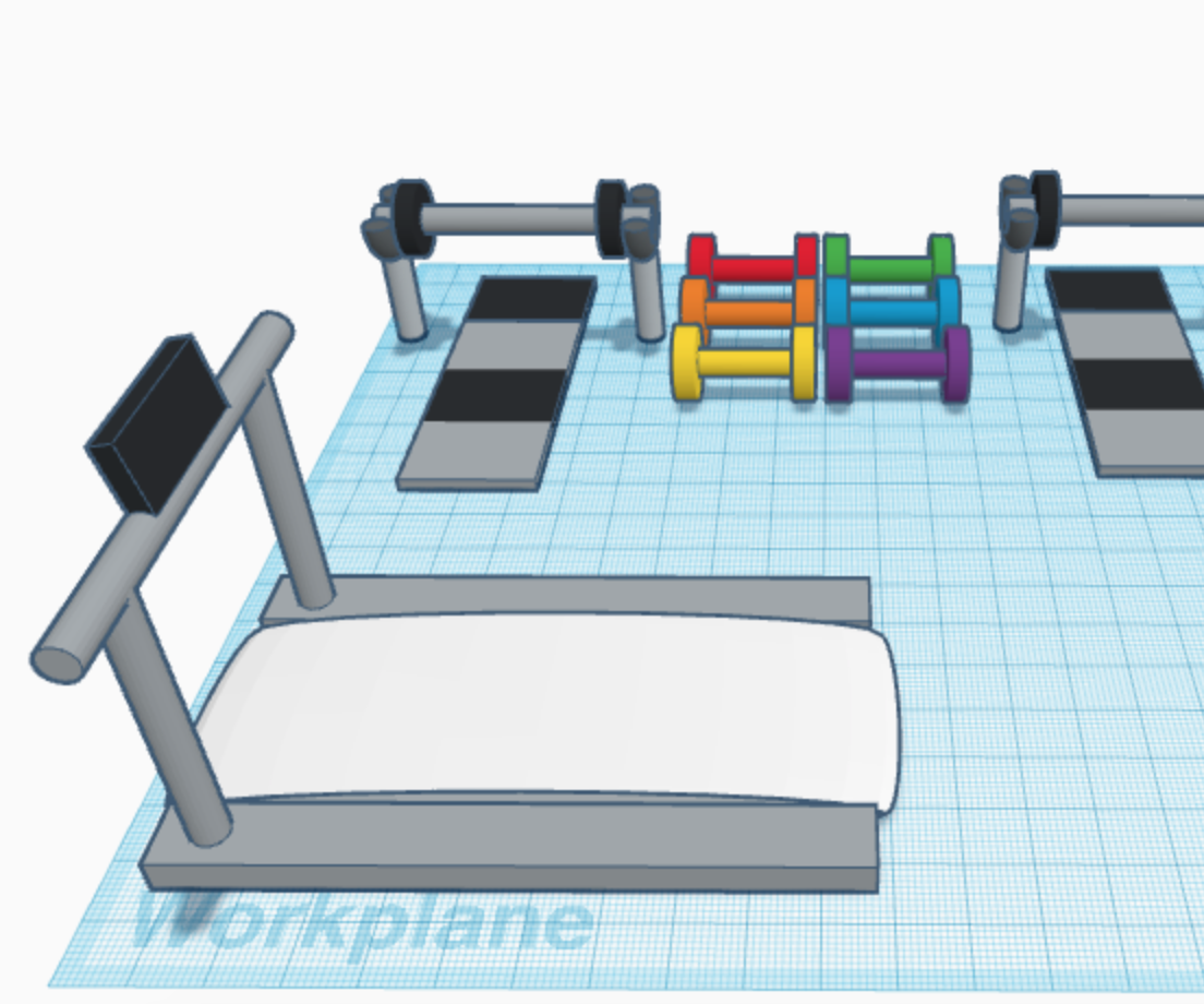  Tinkercad Mini Gym