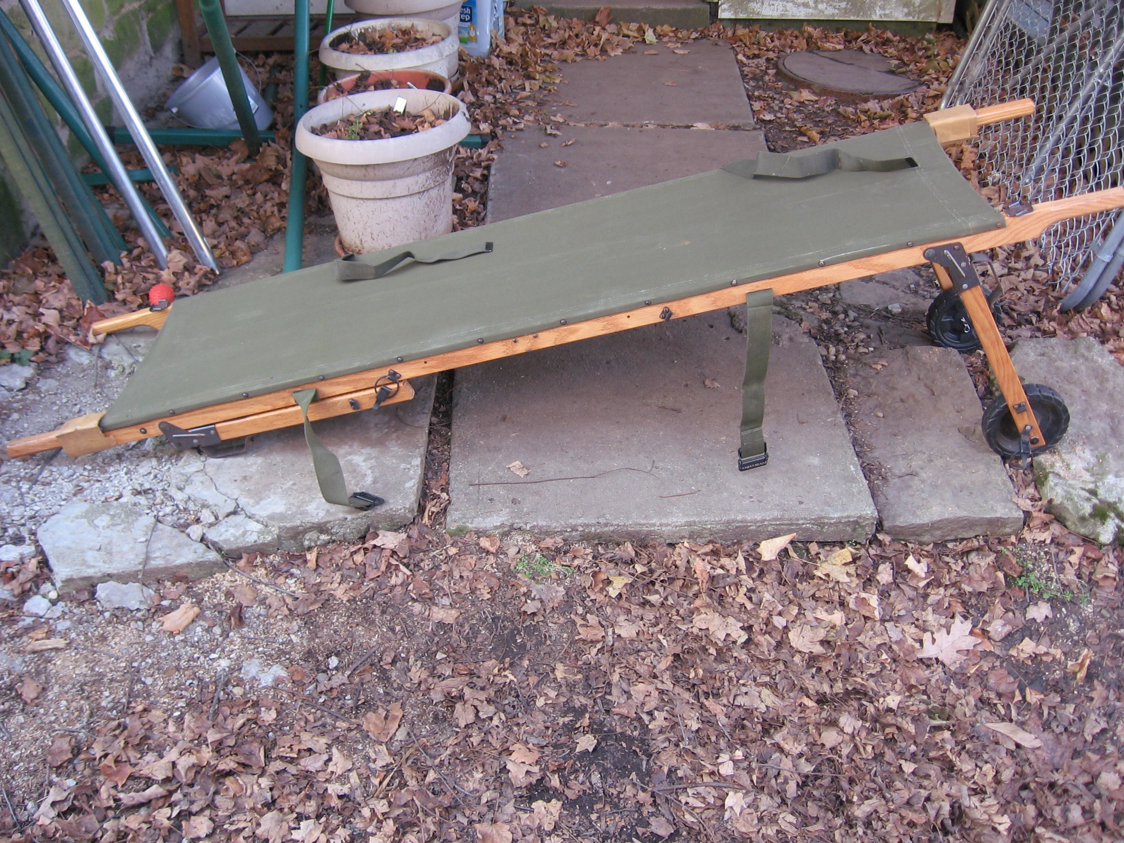 Wheels for a Civil Defense Stretcher