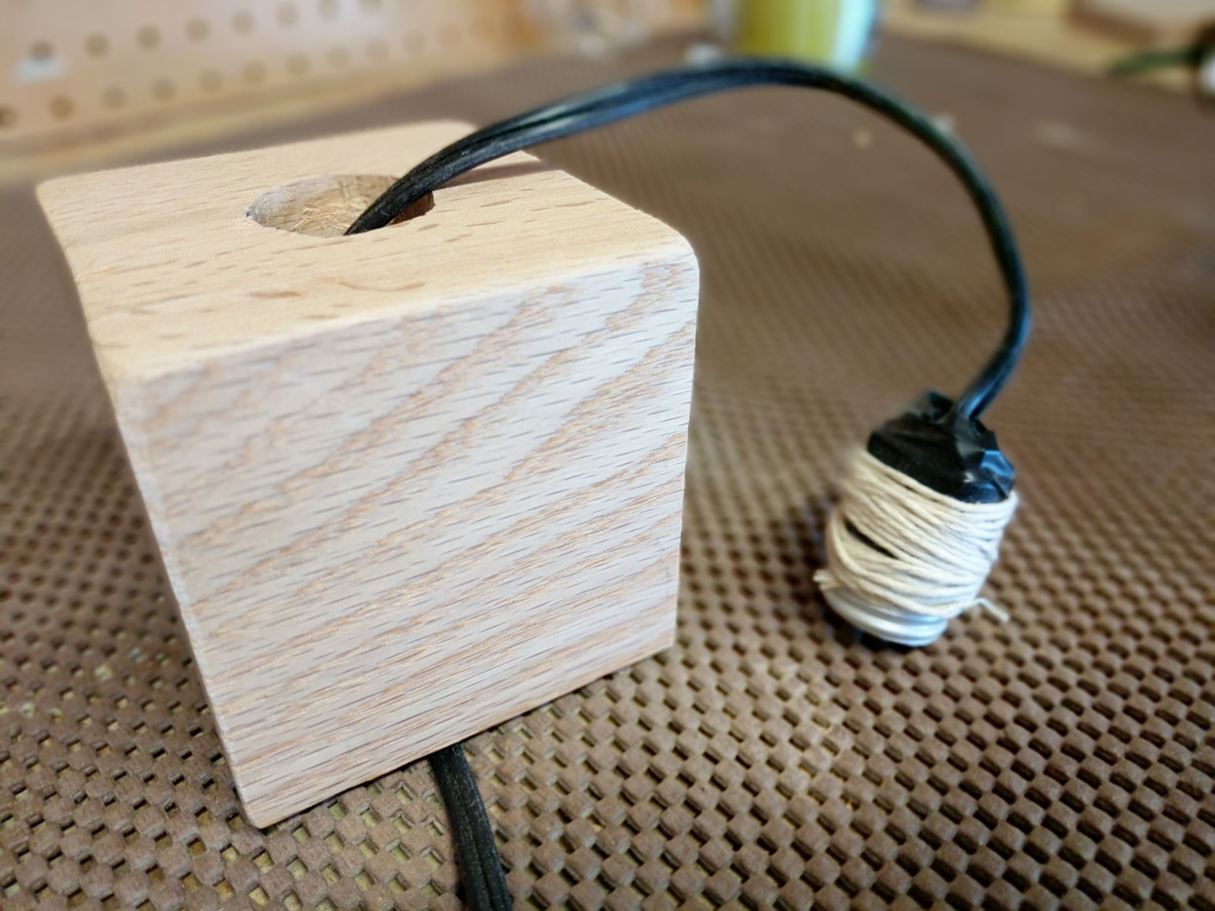 DIY Wood Block Lamp 6 Steps (with Pictures) Instructables