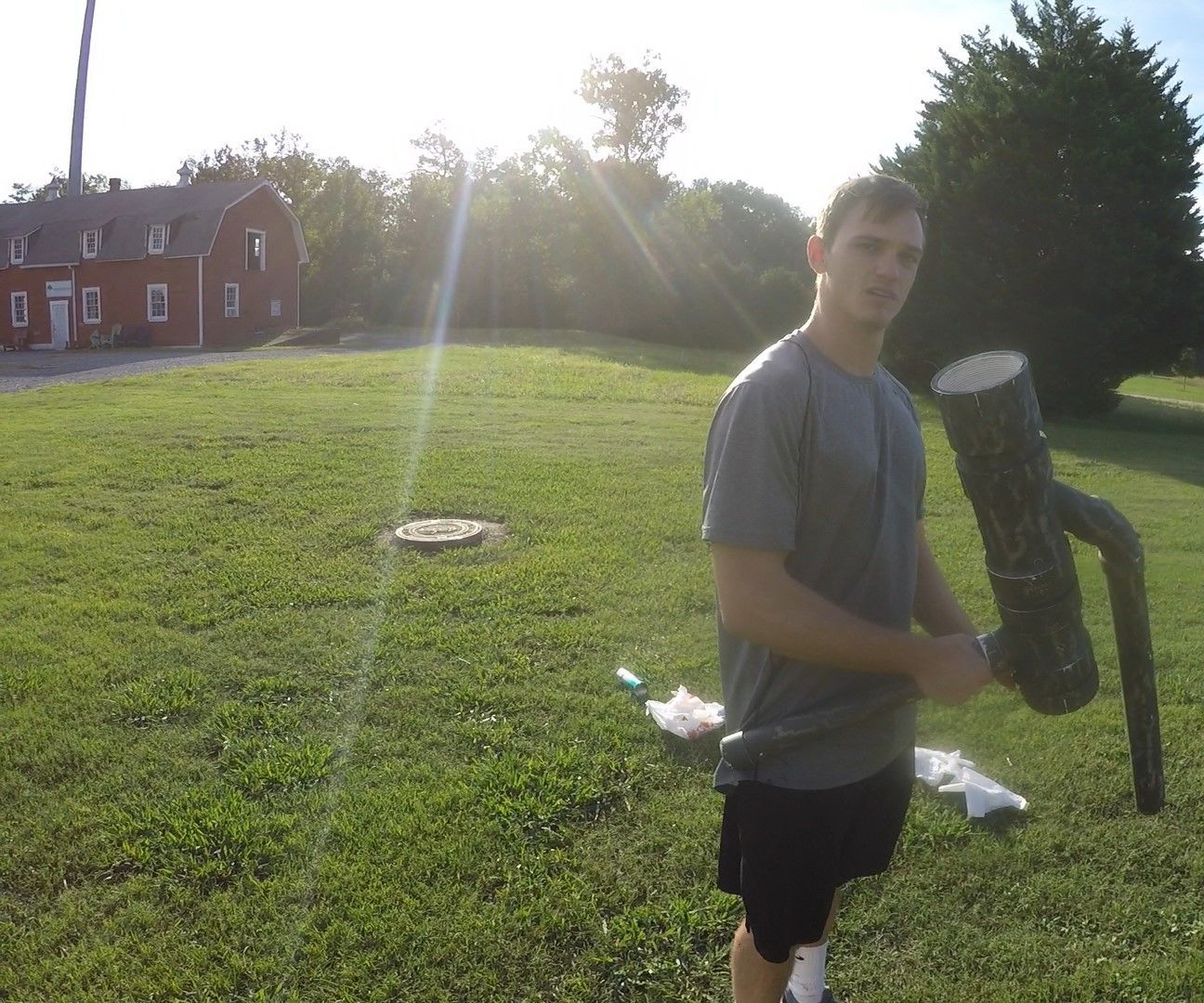 Golf Ball Bazooka/Shoulder Mounted Potato Canon