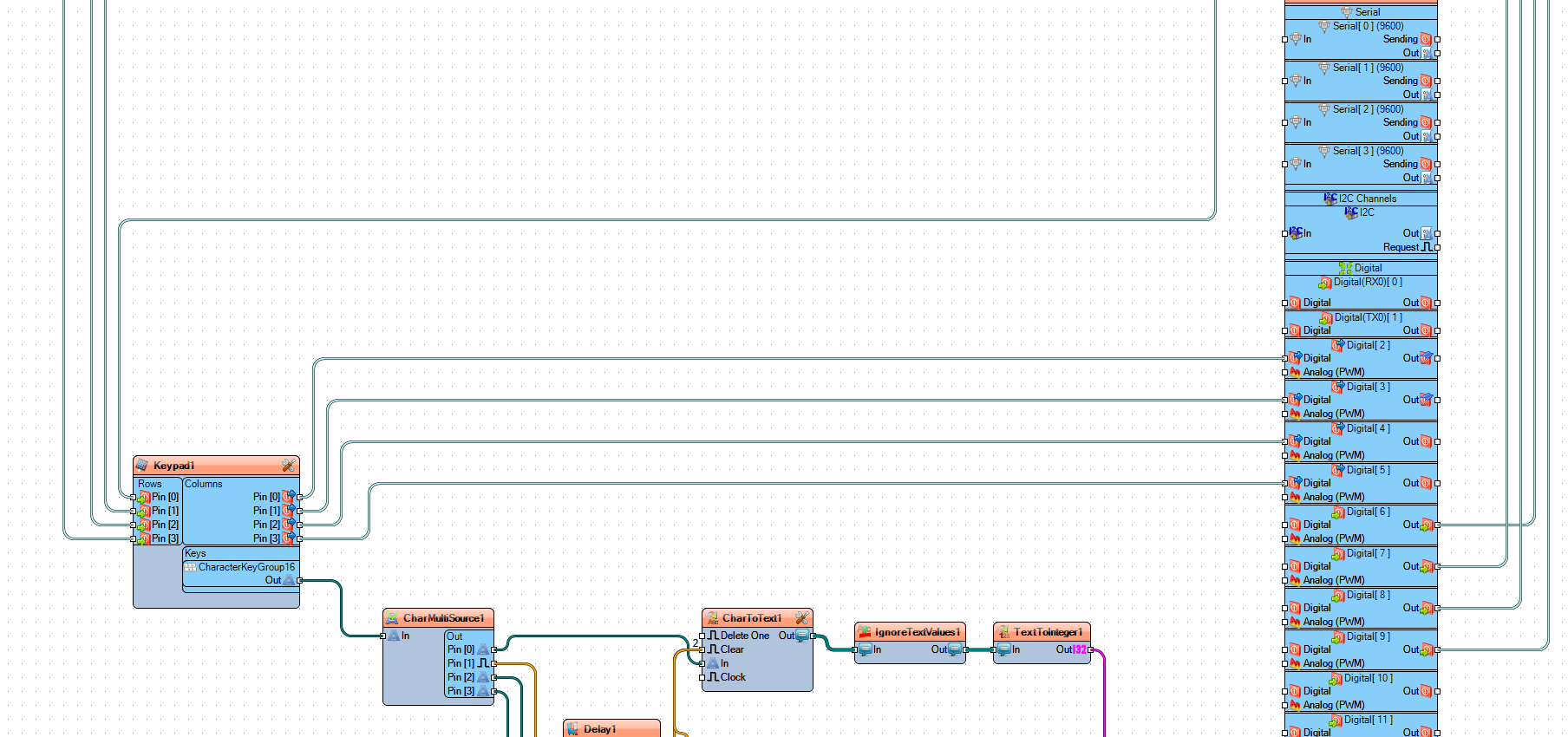 In Visuino Connect Components photo 3