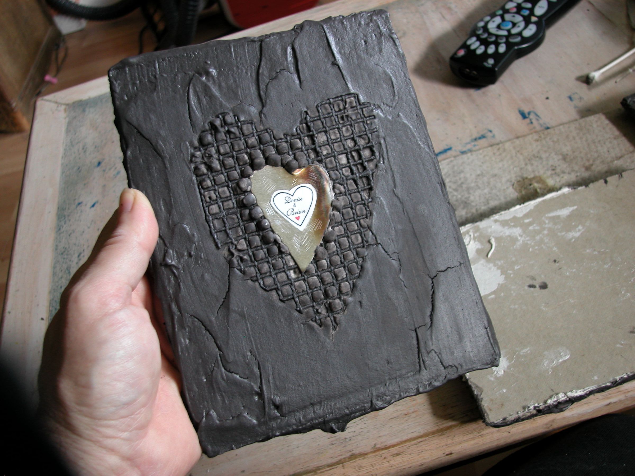 Valentine Heart in Stone