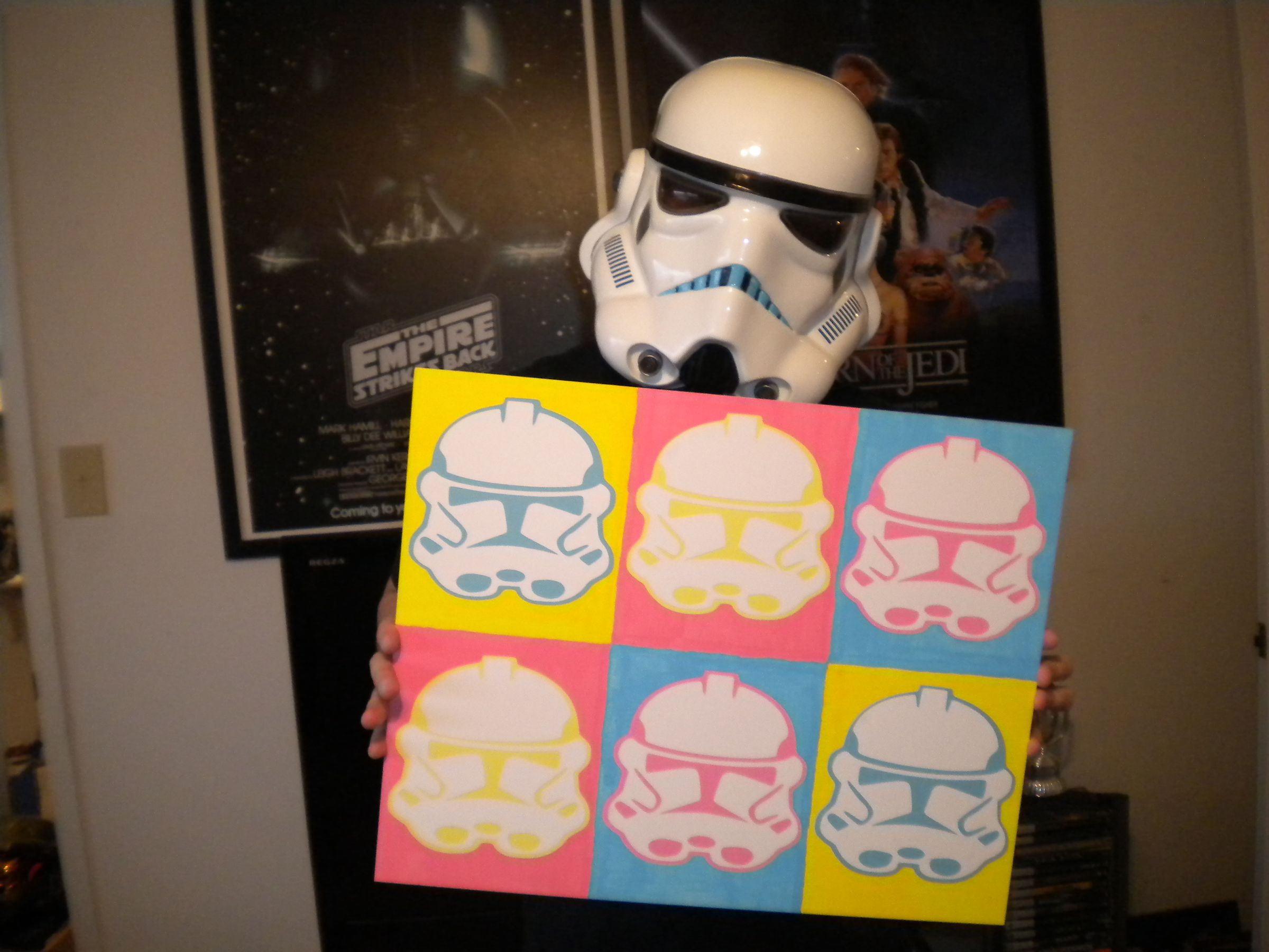 Andy Warhol Style Clone Trooper Art Work