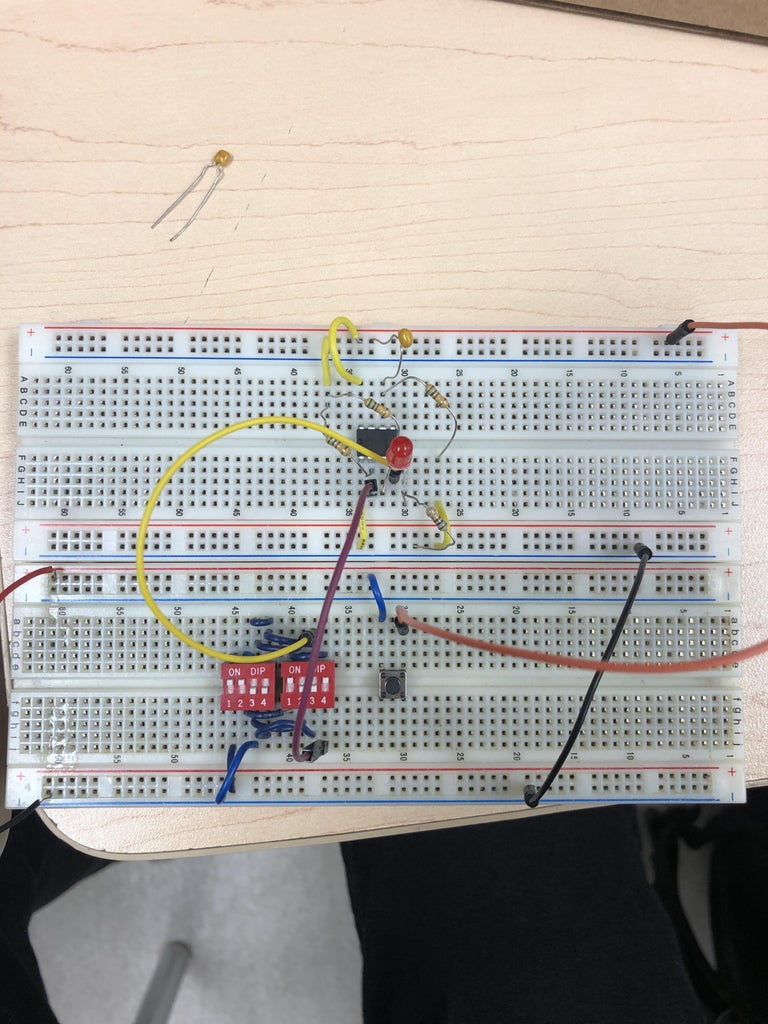 Electronic Code Lock System Circuit Diagram