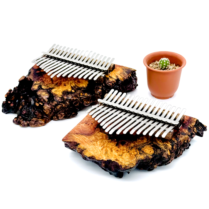 DIY】Raw Majesty: KALIMBA Crafted From Untamed Quince Burl : 12