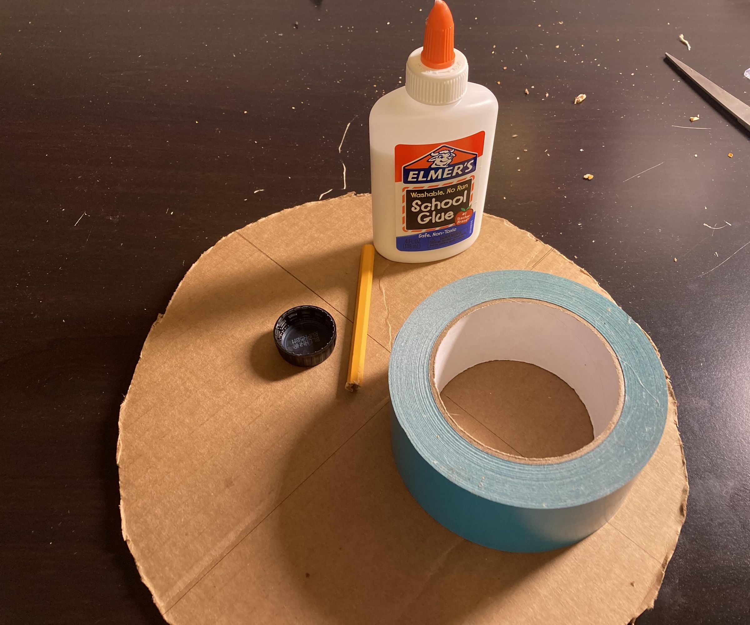 Duct Tape Dart Board