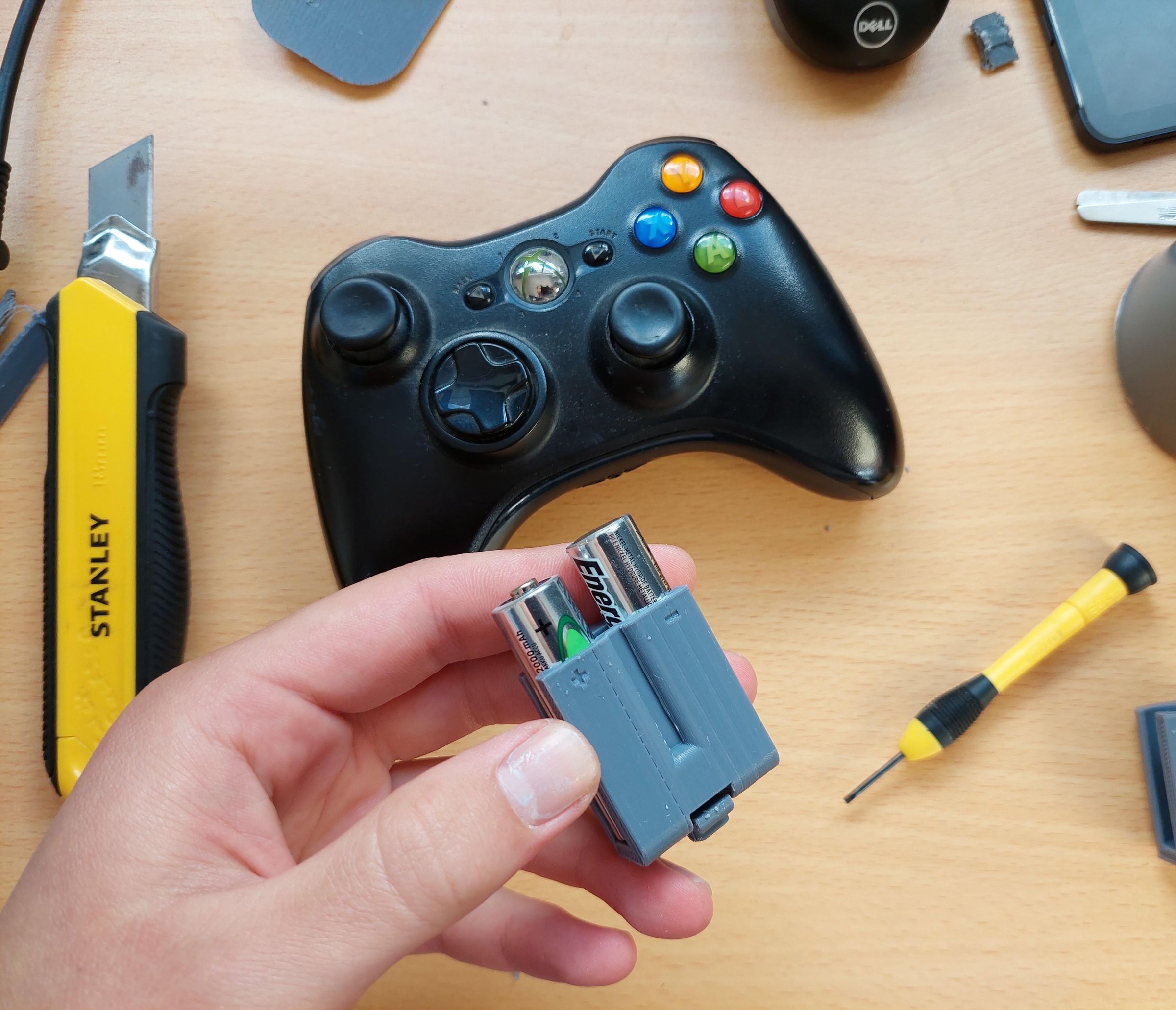 Xbox 360 Battery Pack 3D Printed! 4 Steps Instructables