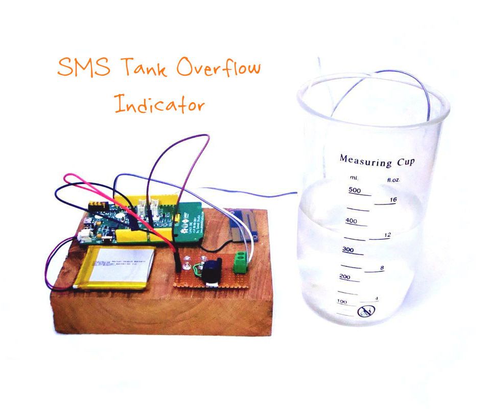 SMS Tank Overflow Alert