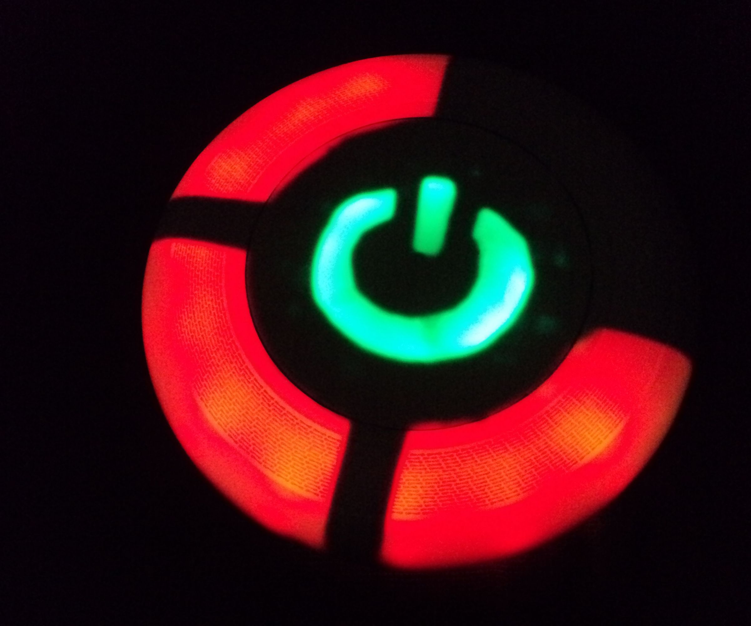 Neopixel Xbox Red Ring of Death Flying Disc
