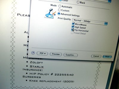 Print on Special Iron-on Paper.