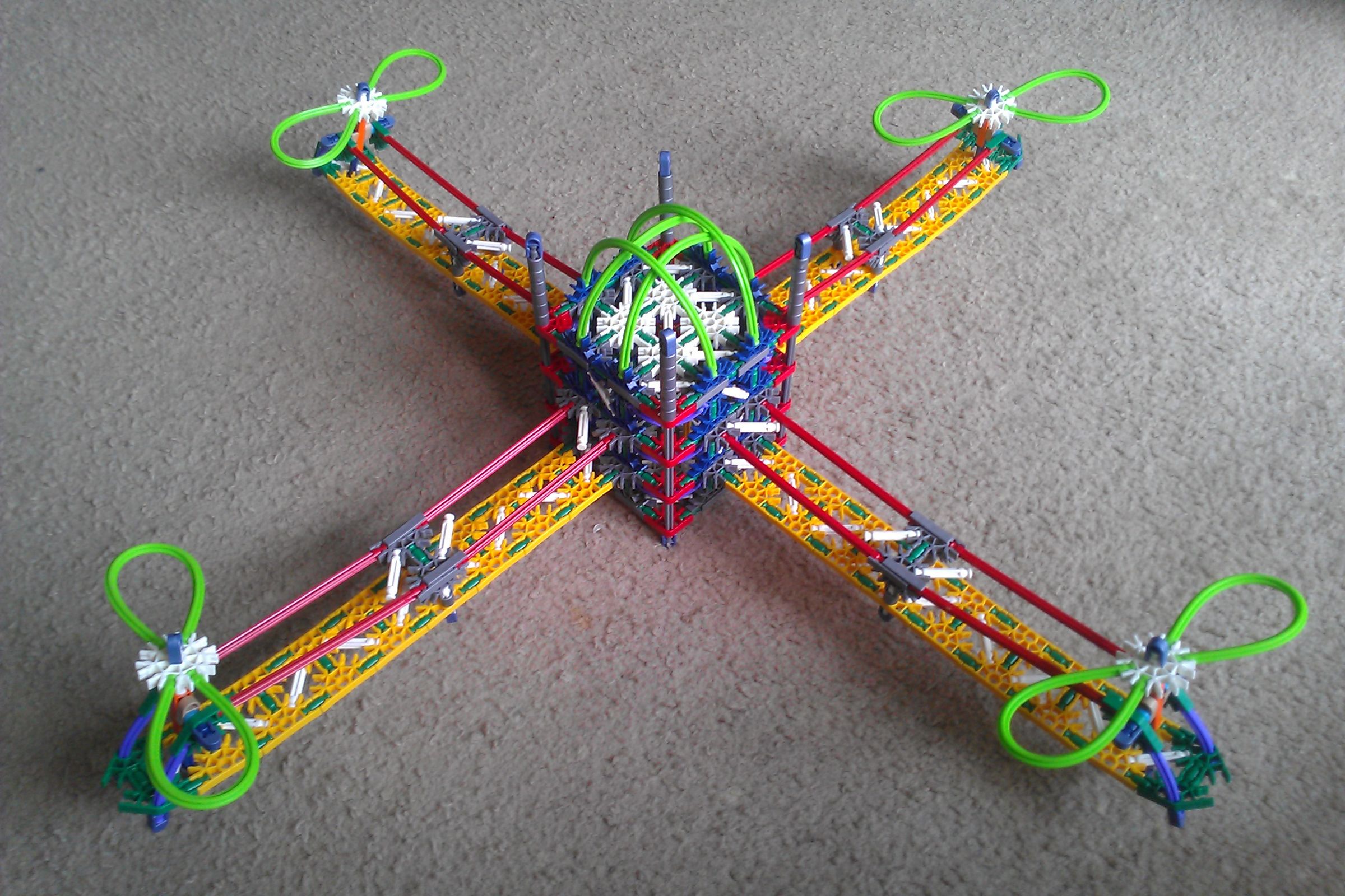 K'nex Quadcopter Model!!!