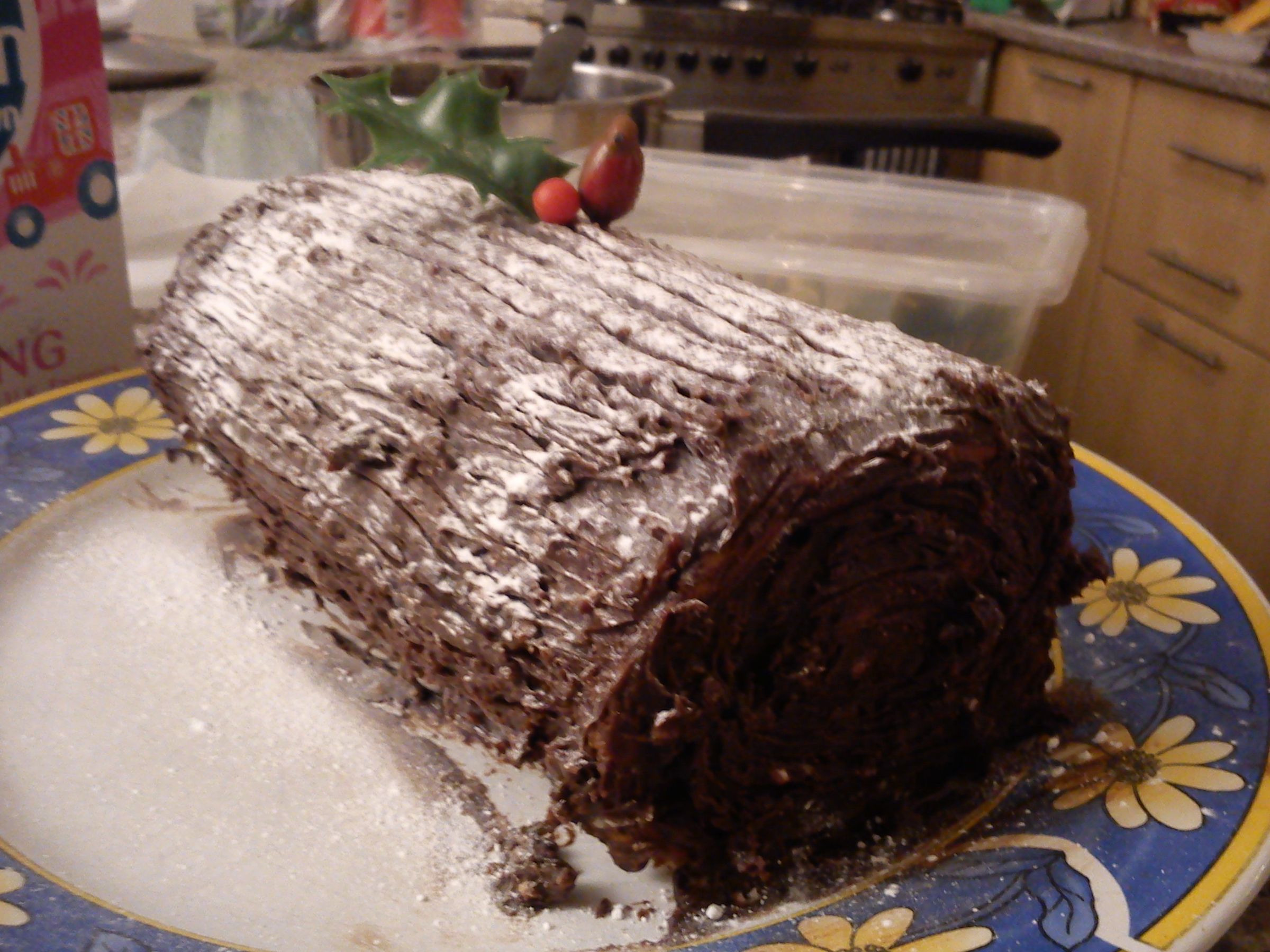 Chocolate Yule Time Log