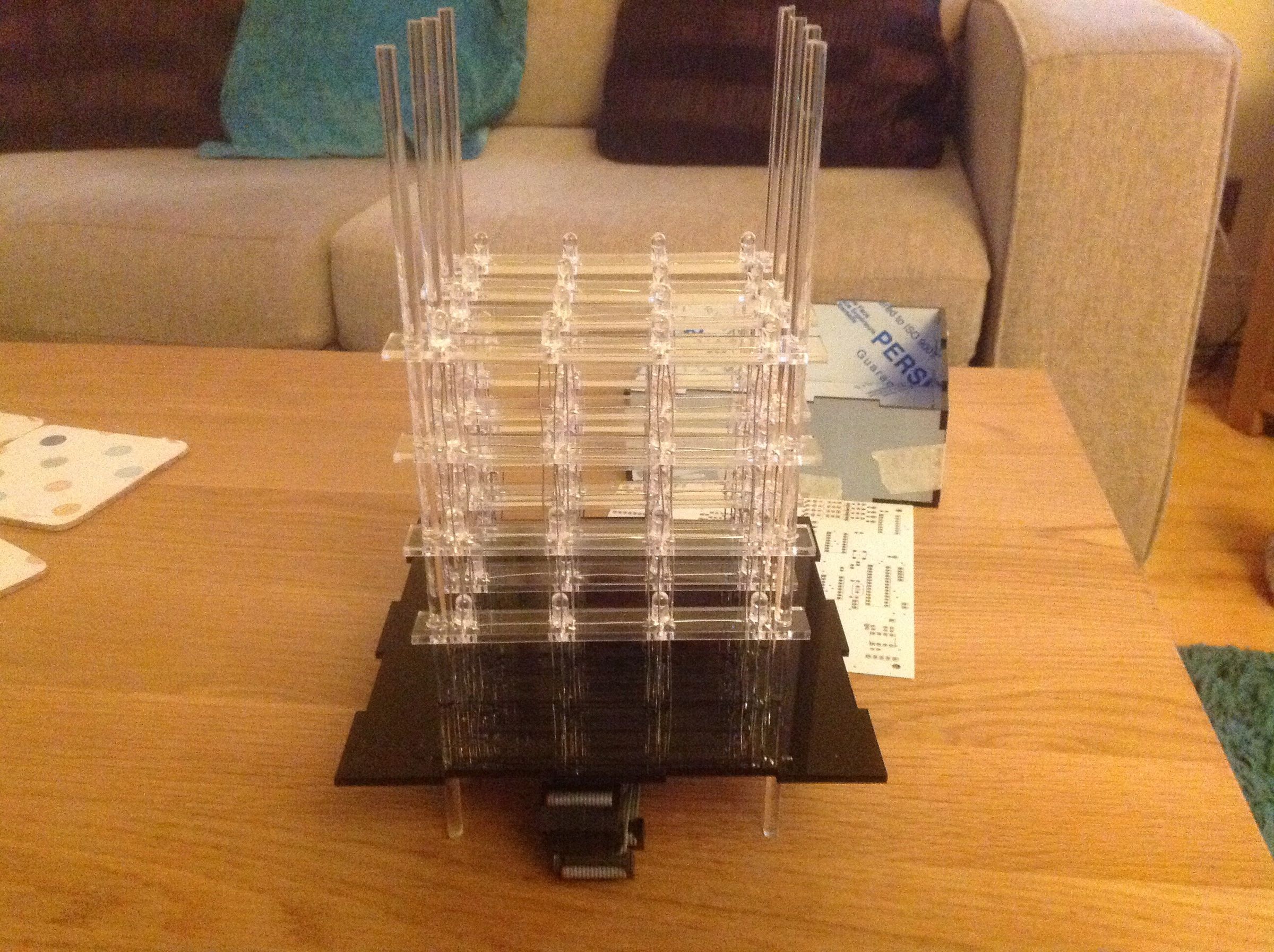 4x4x4 RGB LED Cube