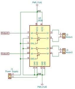 L293D Motor Controller Circuit 