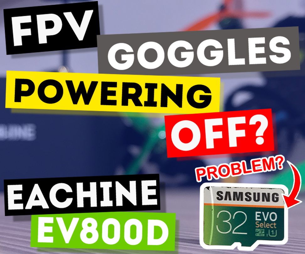 Solution for Eachine EV800D FPV Goggles Powering Off