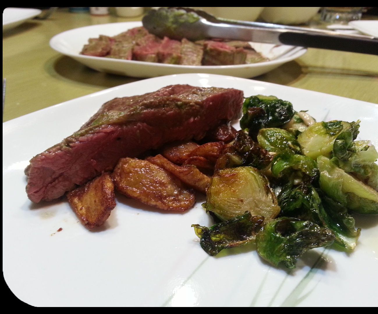 Marinated Steak - Flank - With Cucumber Aioli 