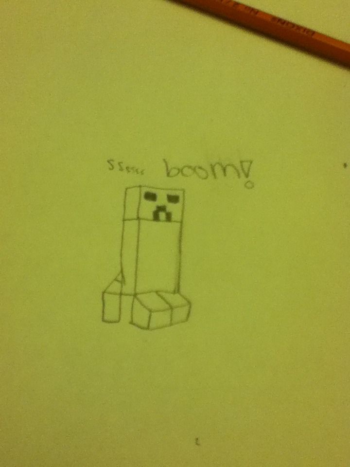 How to Draw a Creeper!