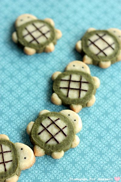 Turtle Icebox Cookies