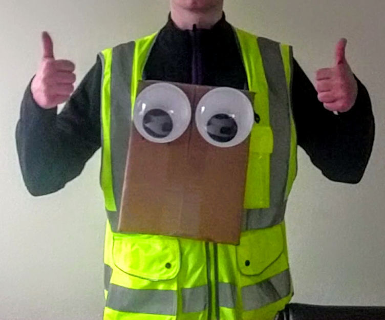 Amazin' Christmas Delivery Courier Outfit