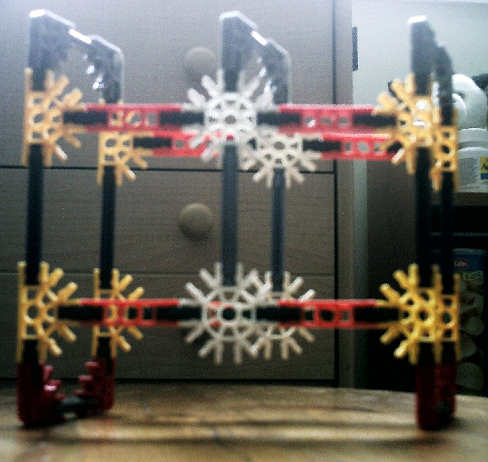 Bare-Bones K'nex Folding Rack