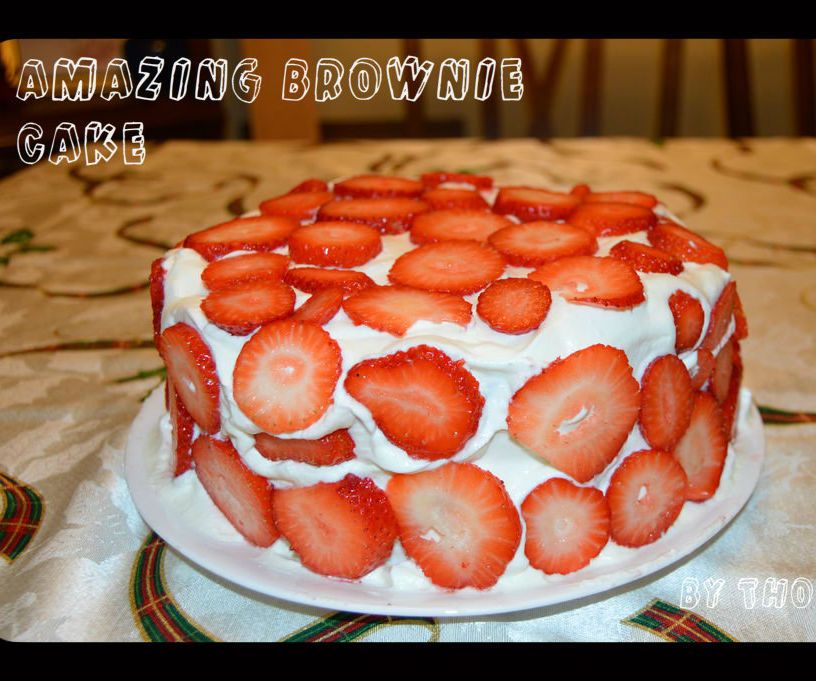 The Most Amazing Brownie Cake Ever!