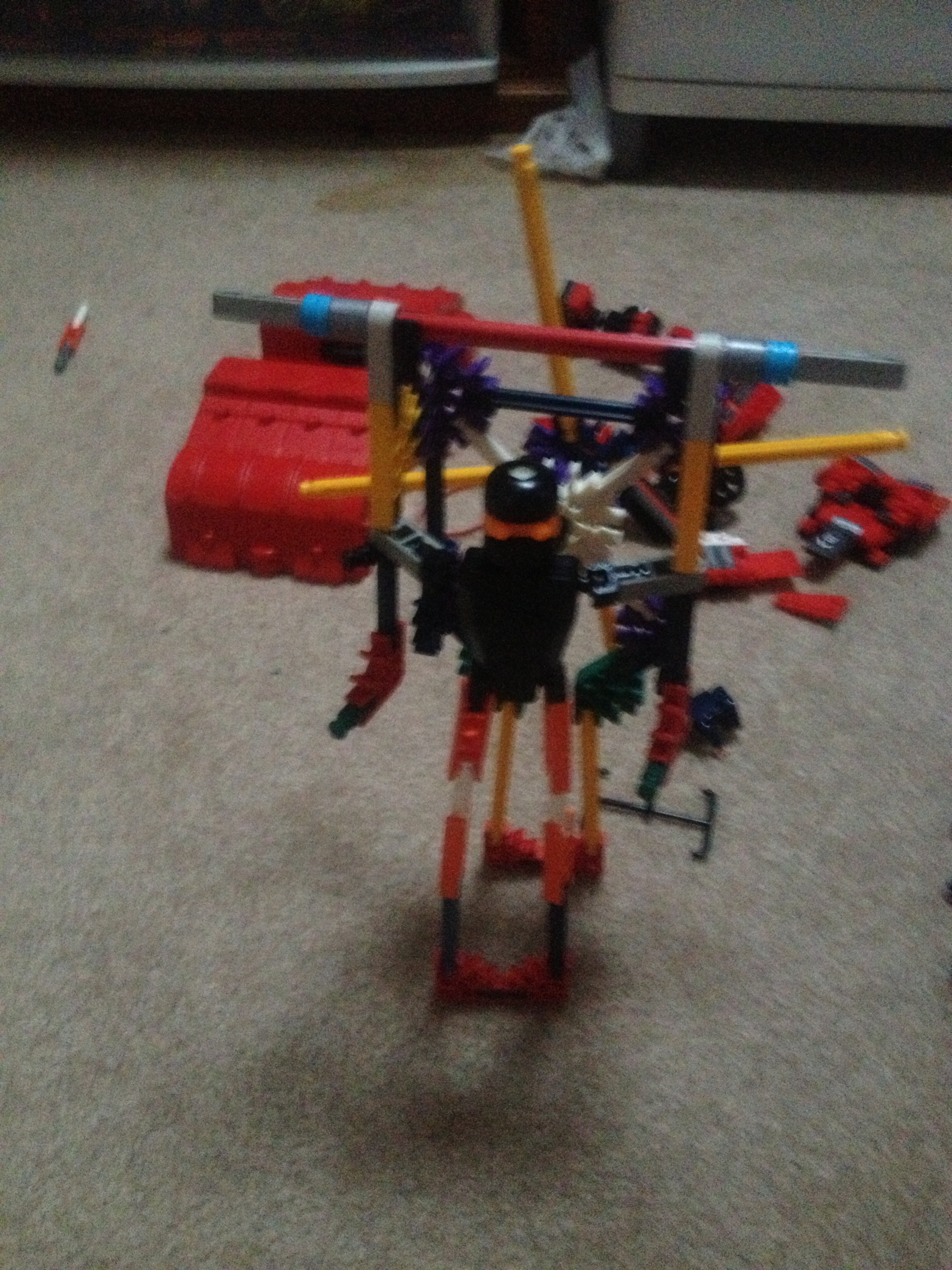 Knex Transfomers Man Helicopter