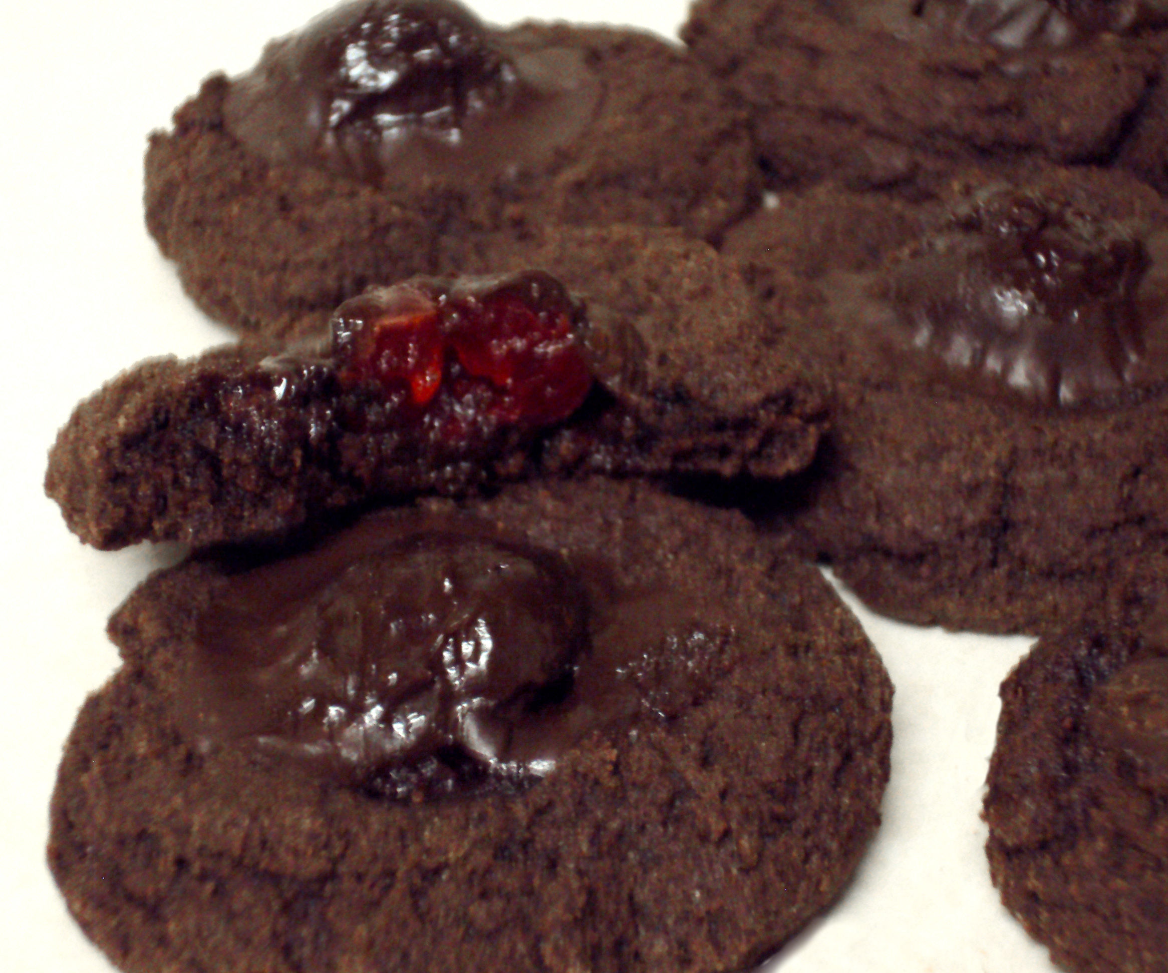 Chocolate Covered Cherry Cookies
