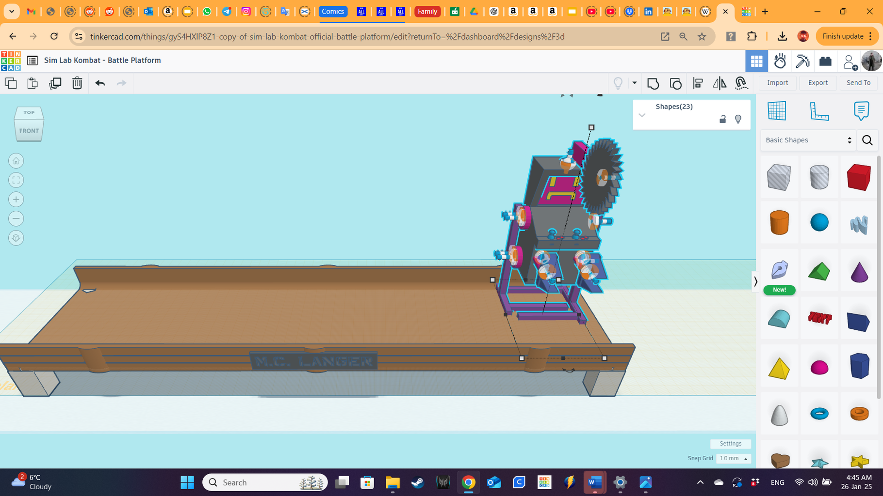 Tinkercad Robotics for School: SIMLAB KOMBAT! (virtual Walking Robots ...