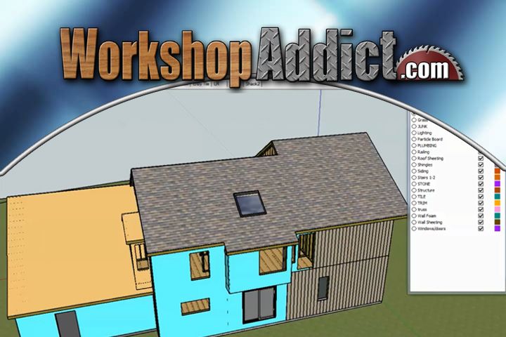 How to Use Google Sketchup --- Layers and Scenes --- Tutorial #8