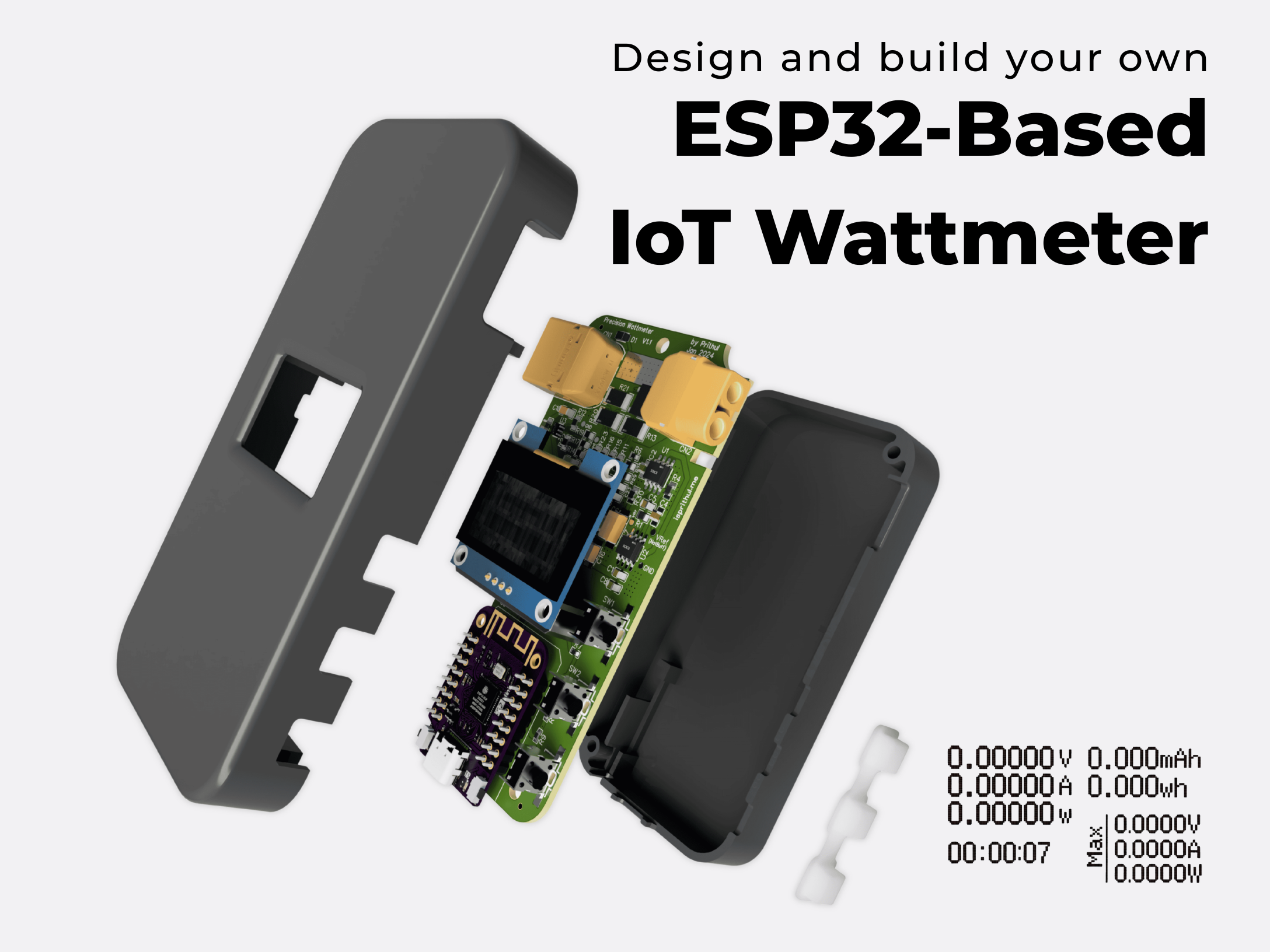 ESP32 Wattmeter Hero Image