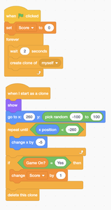 Coding for the Pipe Sprite