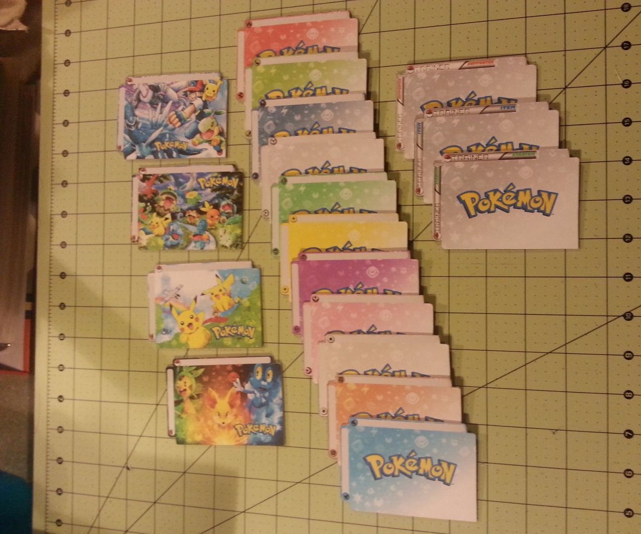 DIY CCG/TCG Card Dividers - Pokemon