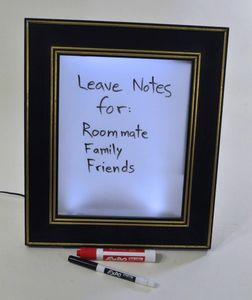 Light-Up Dry Erase Message Board