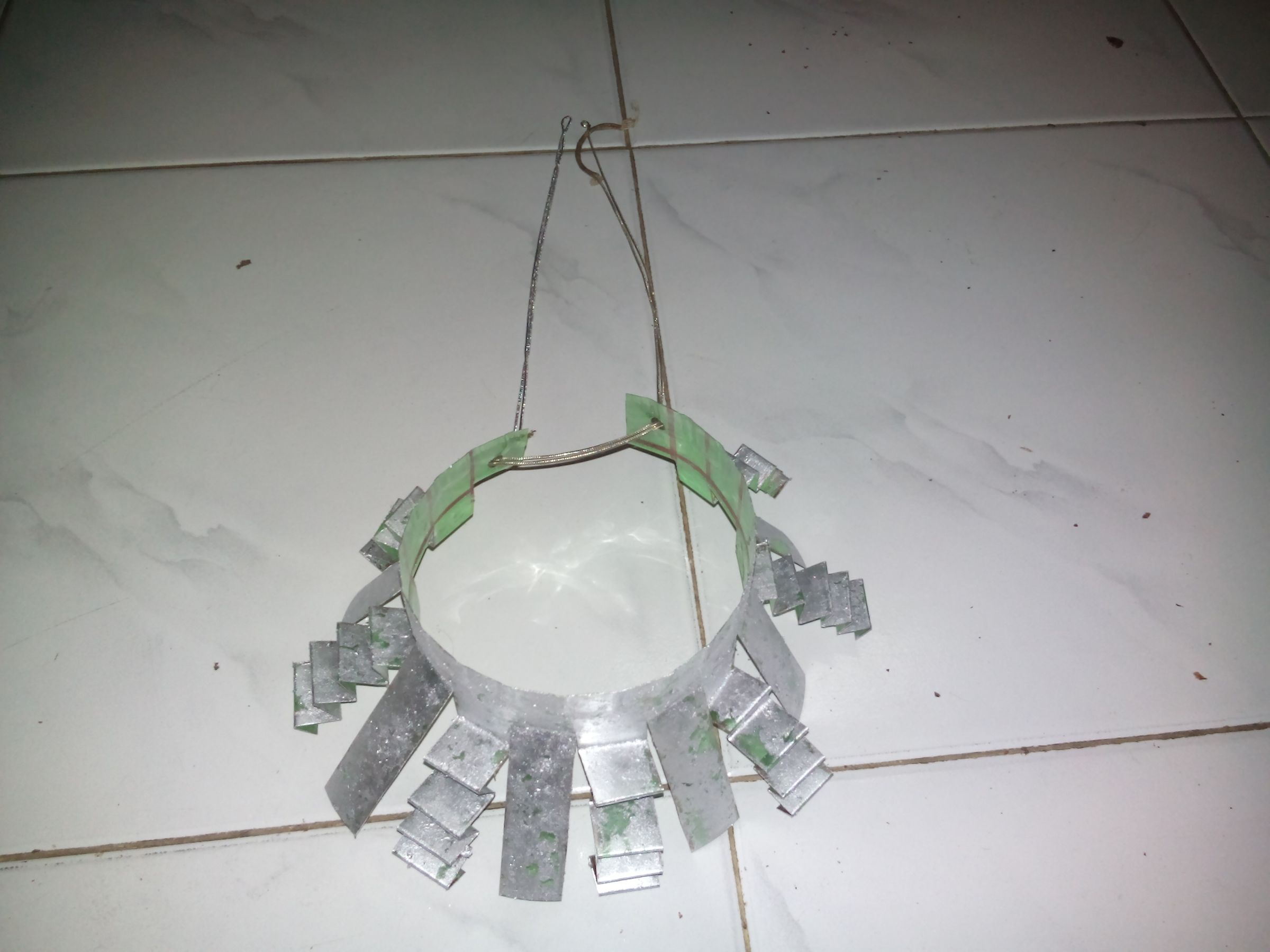 NECKLACE FROM OLD PLASTIC BOTTLE