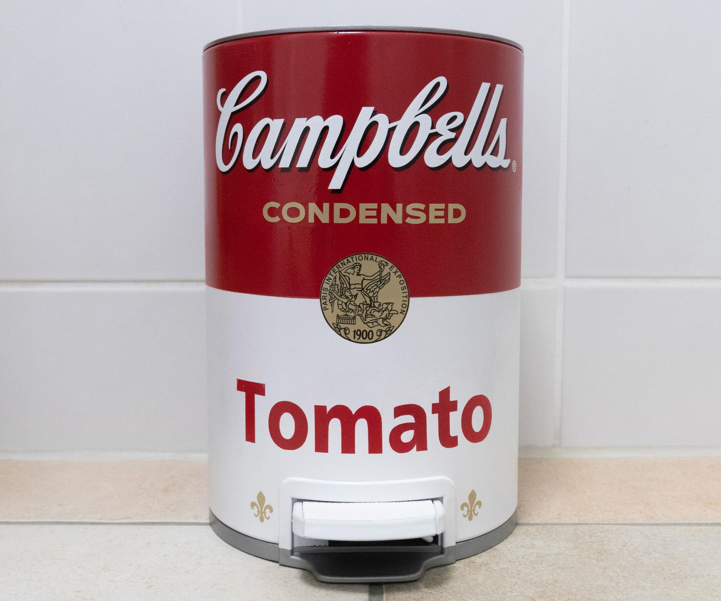 Campbell's Soup Trash Can