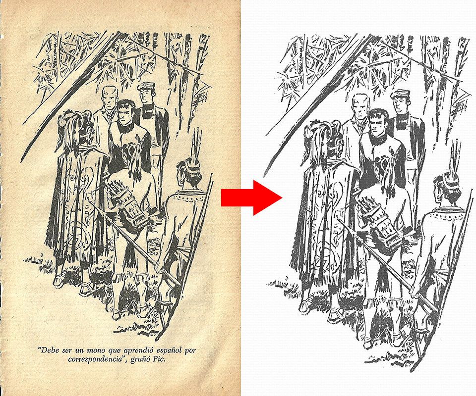 Recover an Illustration From an Old Paper