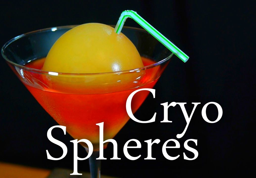 Make Edible Ice Spheres With Cryogenic Liquid