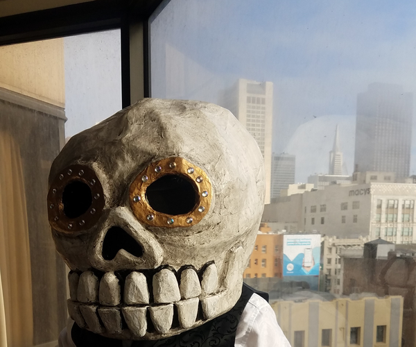 Paper Mache Skull