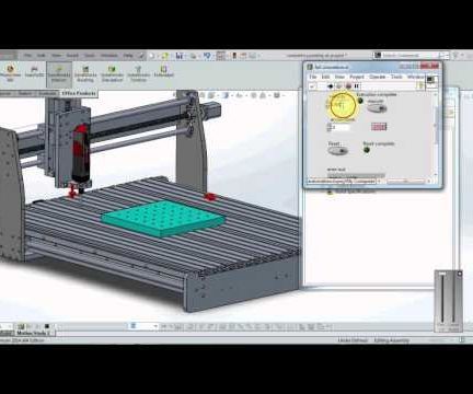 3D CAD Simulation in Solidworks and Labview