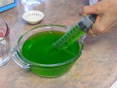 Filling the Syringes