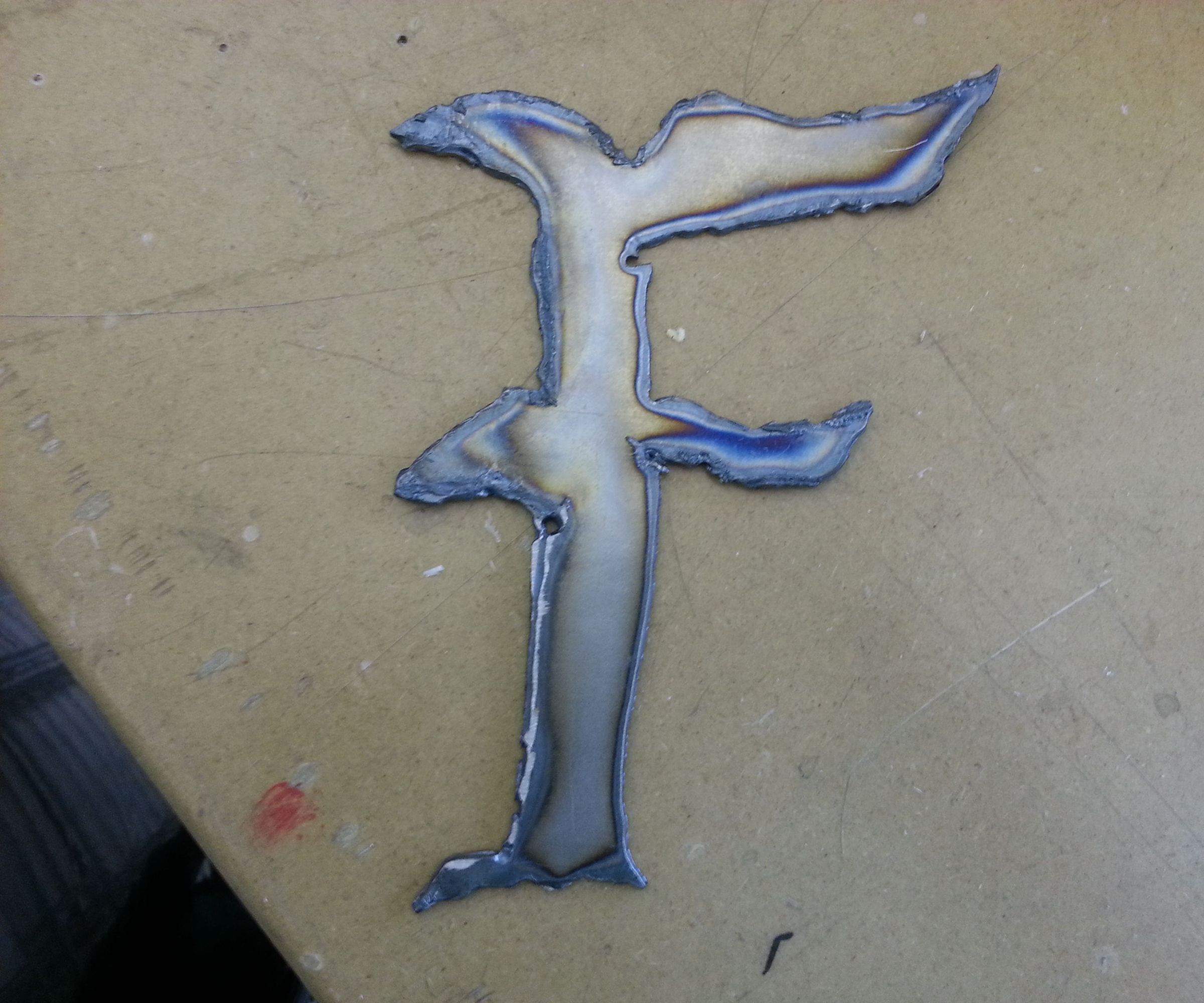 How to Plasma Cut Calligraphy Letters