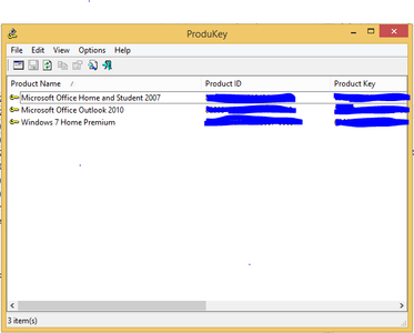 Backup User Data and Product Keys